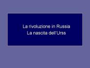 La rivoluzione in Russia