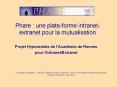 Phare : une plate-forme intranet-extranet pour la mutualisation PowerPoint PPT Presentation