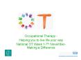 Occupational Therapy - PowerPoint PPT Presentation