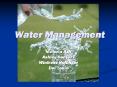 Water Management PowerPoint PPT Presentation