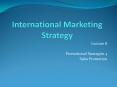 International Marketing Strategy
