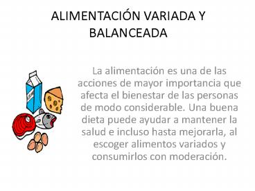 ALIMENTACI