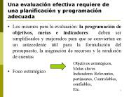 Una evaluaci