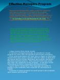 Effective Managers Program PowerPoint PPT Presentation