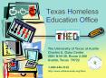 Texas Homeless Education Office PowerPoint PPT Presentation