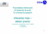 Proprietatea intelectualA