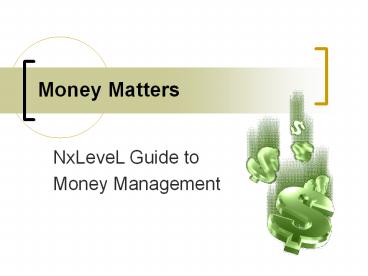 Money Matters