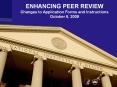 ENHANCING PEER REVIEW Changes to Application Forms and Instructions October 6, 2009 PowerPoint PPT Presentation