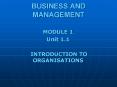 BUSINESS AND MANAGEMENT PowerPoint PPT Presentation