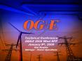 Technical Conference OG PowerPoint PPT Presentation