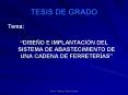 TESIS DE GRADO PowerPoint PPT Presentation