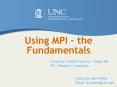 Using MPI - the Fundamentals PowerPoint PPT Presentation