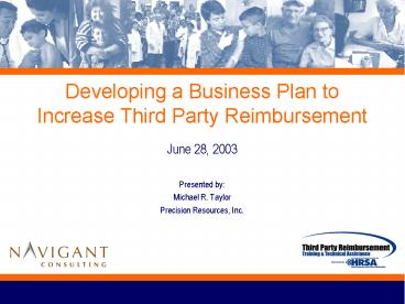 Developing a Business Plan to Increase Third Party Reimbursement