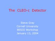 The CLEO-c Detector