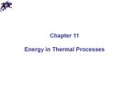 Energy in Thermal Processes