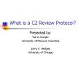 What is a C2 Review Protocol? PowerPoint PPT Presentation