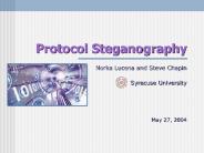 Protocol Steganography