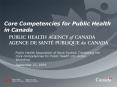 Core Competencies for Public Health in Canada PowerPoint PPT Presentation