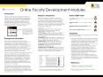 Online Faculty Development Modules PowerPoint PPT Presentation