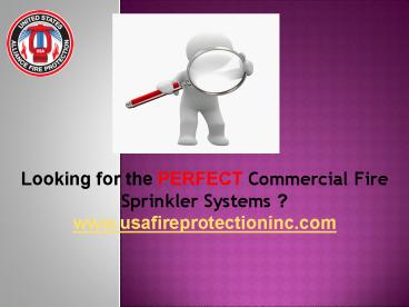 Installation of Commercial Fire Sprinkler Systems
