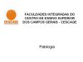 FACULDADES INTEGRADAS DO CENTRO DE ENSINO SUPERIOR DOS CAMPOS GERAIS - CESCAGE PowerPoint PPT Presentation