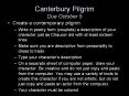 Canterbury Pilgrim Due October 5 PowerPoint PPT Presentation