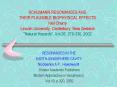SCHUMANN RESONANCES AND THEIR PLAUSIBLE BIOPHYSICAL EFFECTS Neil Cherry Lincoln University, Canterbury, New Zealand "Natural Hazards", Vol.26, 279-330, 2002 PowerPoint PPT Presentation