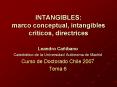 INTANGIBLES: marco conceptual, intangibles cr PowerPoint PPT Presentation