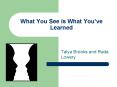 What You See is What You PowerPoint PPT Presentation