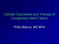 Cardiac Glycosides and Therapy of Congestive Heart Failure PowerPoint PPT Presentation