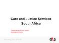 Care and Justice Services PowerPoint PPT Presentation