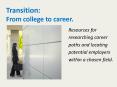 Transition: From college to career. PowerPoint PPT Presentation