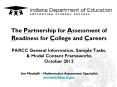 The Partnership for Assessment of Readiness for College and Careers  PARCC General Information, Sample Tasks, PowerPoint PPT Presentation