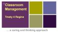 Classroom Management Treaty 4 Regina PowerPoint PPT Presentation