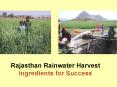 Rajasthan Rainwater Harvest Ingredients for Success PowerPoint PPT Presentation