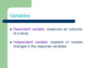 Variables