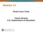 Direct Loan Tools