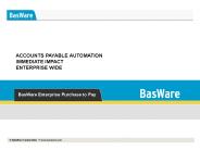 ACCOUNTS PAYABLE AUTOMATION