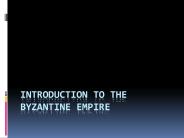 Introduction to the Byzantine Empire