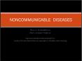 NONCOMMUNICABLE DISEASES PowerPoint PPT Presentation