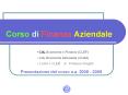 Corso di Finanza Aziendale PowerPoint PPT Presentation
