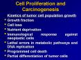 Cell Proliferation and Carcinogenesis PowerPoint PPT Presentation