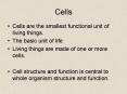 Cells PowerPoint PPT Presentation