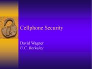 Cellphone Security