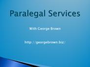 All About Paralegal Services