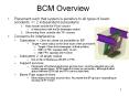 BCM Overview PowerPoint PPT Presentation