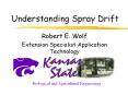 Understanding Spray Drift PowerPoint PPT Presentation