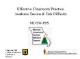Effective Classroom Practice Academic Success PowerPoint PPT Presentation