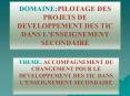 DOMAINE:PILOTAGE DES PROJETS DE DEVELOPPEMENT DES TIC DANS L PowerPoint PPT Presentation