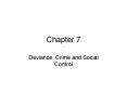 Deviance, Crime and Social Control PowerPoint PPT Presentation